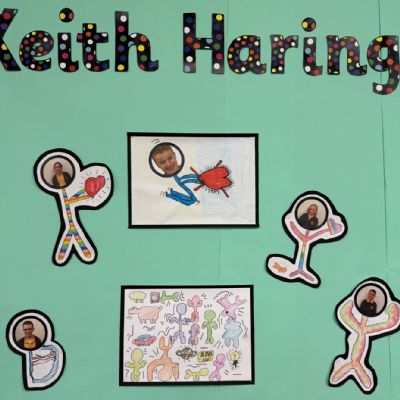 Whole School Art Project - Keith Haring