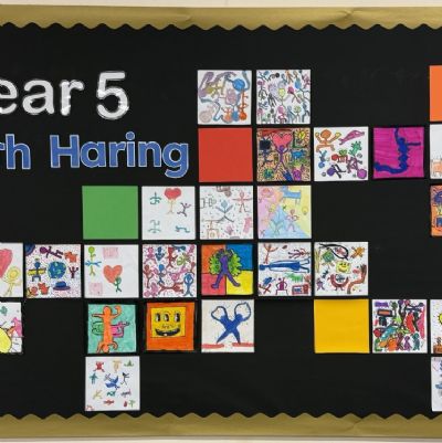 Whole School Art Project - Keith Haring
