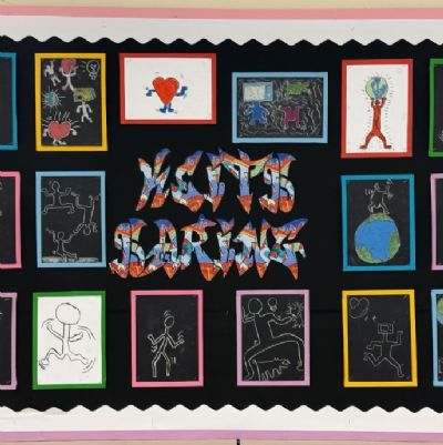 Whole School Art Project - Keith Haring